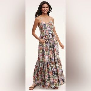 Brooks Brothers Size 4 Cotton Madras Maxi Dress. NWT. Sold out.